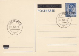 POSTKARTE. LUXEMBURG. 31 3 41. 6Rpf/35c - 1940-1944 German Occupation