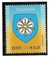Estonia 2007 . COA Of Viljandi. 1v: 5.50.  Michel # 597 - Estonie