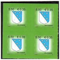 Estonia 2008 . COA Of Valga. Block Of 4. Michel # 603 - Estland