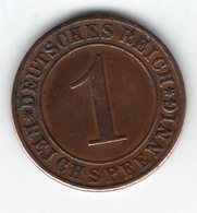 106 - Weimarer Republik - 1 Rentenpfennig - 1930 - A - 1 Renten- & 1 Reichspfennig