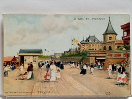 LOIR LUIGI - LES PLAGES DE FRANCE - TROUVILLE - BISCUITS PERNOT - PECAUD PARIS - Loir