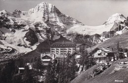 Mürren, Palace, Hotel Des Alpes Mit Breithorn, Tschingelhorn (pk68828) - Horn