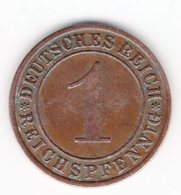 108 - Weimarer Republik - 1 Rentenpfennig - 1931 - A - 1 Rentenpfennig & 1 Reichspfennig