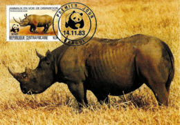 1983 - Republique Centrafricaine - Bangui - Black Rhinoceros - Centrafricaine (République)