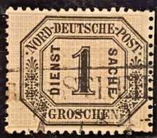 NORDDEUTSCHER POSTBEZIRK 1870 - Canceled - Mi 6 - Dienstmarke 1 Kr - Oblitérés