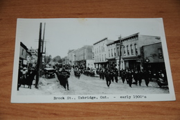 3255-         CANADA, ONTARIO, BROCK ST., UXBRIDGE - EARLY 1900's - Brockville