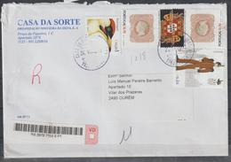 CARTA CIRCULADA EM PORTUGAL - Lettres & Documents