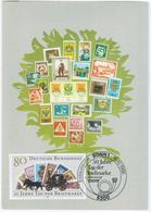 Germany Deutschland 1986 Maximum Card, 50 Jahre Tag Der Briefmarke, Stamp Day Stamps, Bonn - 1981-2000