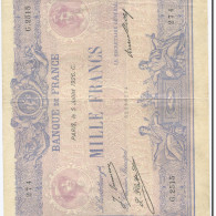 France, 1000 Francs, Bleu Et Rose, 1889, 1926-07-06, TTB, Fayette:36.43, KM:67k - 1 000 F 1889-1926 ''Bleu Et Rose''