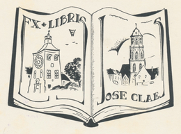 Ex Libris Jos Claes - Frans Verstreken (clichédruk) - Ex-Libris