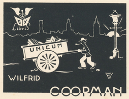 Ex Libris Wilfrid Coopman - Frans Verstreken (clichédruk) - Ex-libris