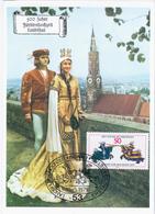 Germany Deutschland 1975 Maximum Card, Landshut, Landshuter Hochzeit, Horse Horses, Bonn - 1961-1980