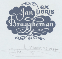 Ex Libris Jan Bruggheman - Walter Wuyts - Bookplates