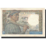 France, 10 Francs, Mineur, 1949, 1949-06-30, SUP, Fayette:8.22a, KM:99f - 10 F 1941-1949 ''Mineur''