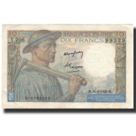 France, 10 Francs, Mineur, 1949, 1949-06-30, SUP, Fayette:8.22a, KM:99f - 10 F 1941-1949 ''Mineur''