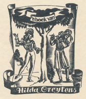 Ex Libris Hilda Creytens - Luc De Jaegher - Ex-libris