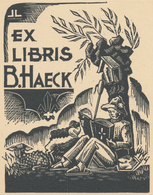 Ex Libris B. Haeck -  - Bookplates