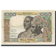 Billet, West African States, 1000 Francs, 1961, 1961-03-20, KM:103Ab, TB - West-Afrikaanse Staten