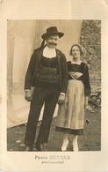 CHATEAUNEUF - Costumes Folkloriques, Carte Photo Détard. - Châteauneuf-du-Faou