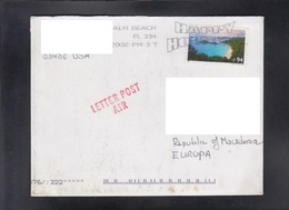 USA, COVER, FLAMME "HAPPY HOLLIDAYS"  / REPUBLIC OF MACEDONIA ** - Other & Unclassified