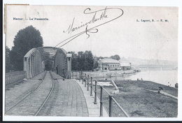 Namur La Passerelle CPA Ed Lagaert Oblitérée Namur Station En 1906 - Namur