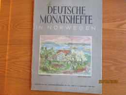 1944 WW II GERMANY NORWAY NORGE Deutsche Monatshefte In Norwegen   , 0 - Other & Unclassified