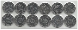 Burundi 6 X 5 Francs 2014. UNC Birds - Burundi