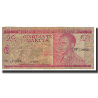 Billet, Congo Democratic Republic, 50 Makuta, 1970, 1970-10-01, KM:11b, TB - Democratische Republiek Congo & Zaire