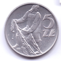 POLSKA 1960: 5 Zlotych, Y# 47 - Pologne