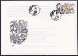 Slovakia, Janko Matuška, 1994, FDC - FDC