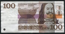 :Netherlands  -  100 Gulden 14-7-1970 'Michiel De Ruyter' - 100 Florín Holandés (gulden)