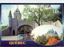CPSM QUEBEC - La Porte Sainte-Louis Taillée Dans Les Fortifications Date De 1873   L2979 - Québec – Les Portes