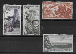 CAMEROUN - 1947 - POSTE AERIENNE YVERT N° 38/41 * MLH CHARNIERE LEGERE - COTE = 40 EUR. - Nuevos