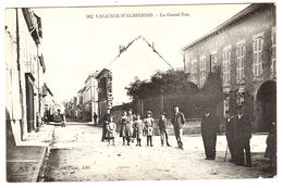 VALENCE D' ALBIGEOIS (81) - La Grande Rue - Ed. P. C. A. Poux, Albi - Valence D'Albigeois