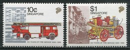 Singapur Mi# 563-4 Postfrisch MNH - Fire Department - Singapore (1959-...)