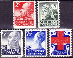 1927 Rode Kruis Zegels NVPH 203 / 207 Ongestempelde Serie - Unused Stamps