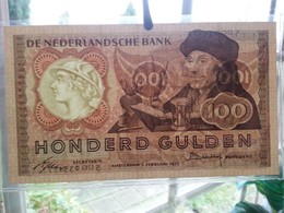 :Netherlands  -  100 Gulden 1953 'Erasmus' Prachtig ++ - 100 Florín Holandés (gulden)