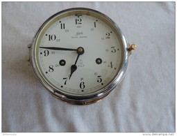 Réveil Ou Pendule De Marine - Diamètre 16cms (voir Photos Et Désignation Ci-dessous) - Relojes