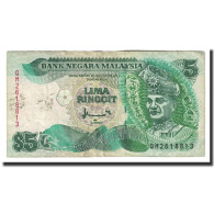 Billet, Malaysie, 5 Ringgit, Undated (1986-89), KM:35a, TTB - Malasia