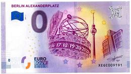 Billet Souvenir - 0 Euro - Allemagne - Berlin - AlexanderPlatz (2019-1) - Essais Privés / Non-officiels