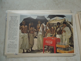 Affiche Publicitaire Coca Cola 25cm Sur 16 ( Bouteille )   1953 Copyright / Reclamaffiche Cola - Poster & Plakate