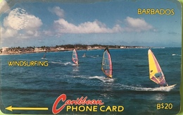 BARBADES  -  Phonecard  -  Cable § Wireless  -  Windsurfing - B $ 20 - Barbades