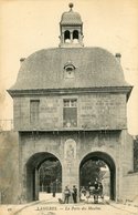 Delcampe - LANGRES LA PORTE DES MOULINS CARRIOLE CALECHE CHEVAL - Langres