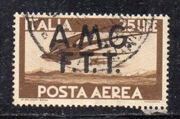 XP4682 - TRIESTE A 1952, Posta Aerea Sassone N. 5 Usato (M2200) - Poste Aérienne