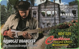 BARBADES  -  Phonecard  -  Cable § Wireless  - Nicholas Brancker   -  BD $ 20 - Barbados