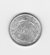 1 Dime 1892 UNC Brillant D'origine - 1892-1916: Barber