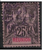 REUNION           N°  YVERT  :   39  OBLITERE       ( Ob   5/35  ) - Used Stamps