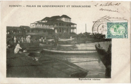 CTN60/CPA - DJIBOUTI CPA PALAIS DU GOUVERNEMENT ET DEBARCADERE - Covers & Documents