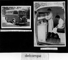 Ancien Camion PEUGEOT -  Camionnette - Laboratoire Du Conseil Supérieur De La Peche. - Camions