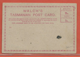 TASMANIE CARTE POSTALE WALCH'S NEUVE - Briefe U. Dokumente